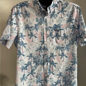 Vintage Summer button-down, tropical shirt